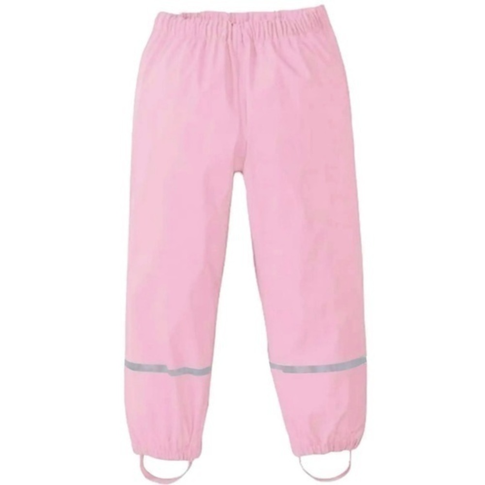 New spring pink thinner rain pants Age 1-2